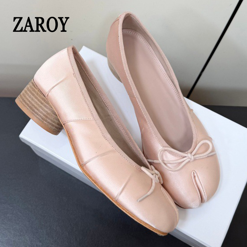 Split Toe Tabi Women's Pumps A - مراجعة Slip Dress Satin وسعره