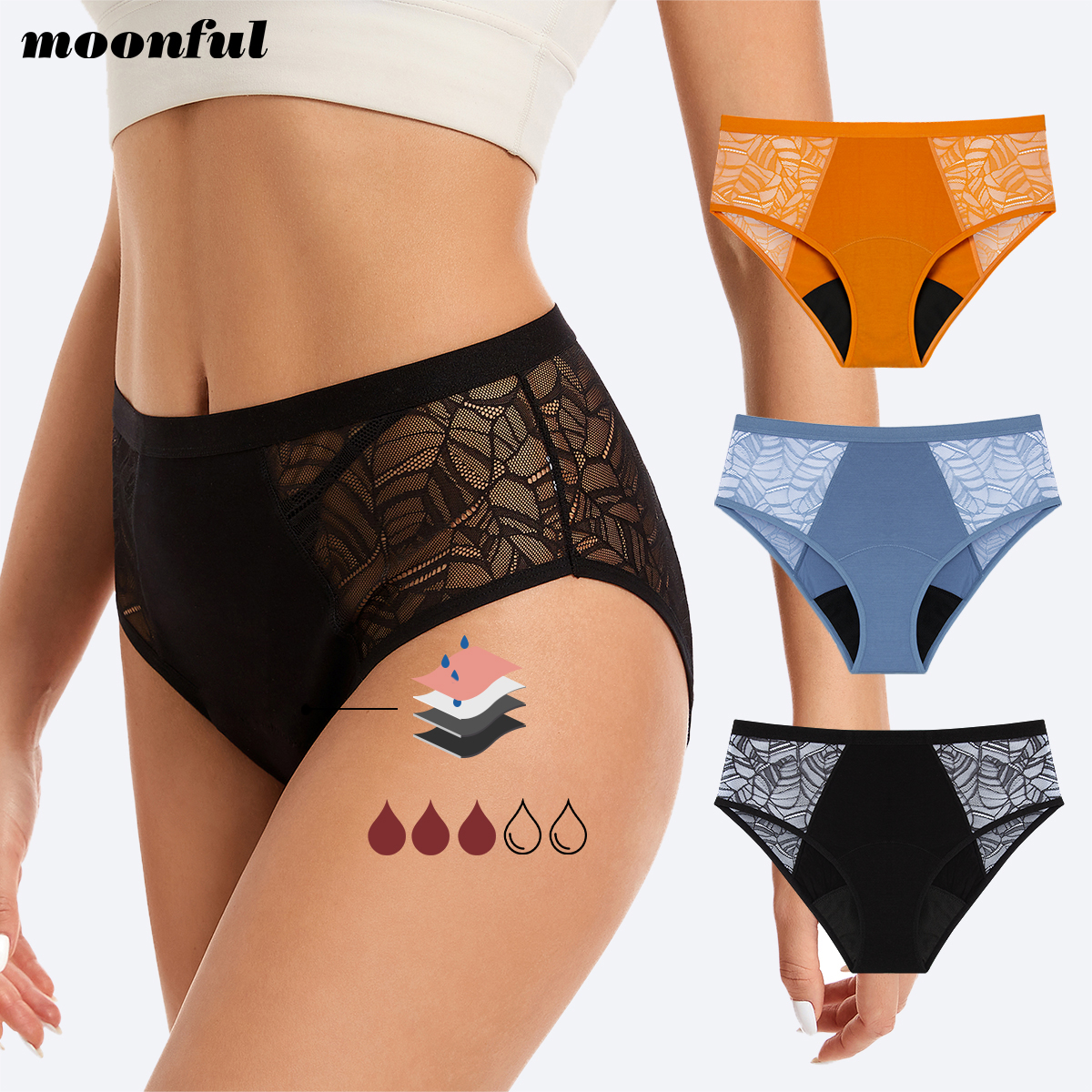 Moonful Women's Menstrual Pant - مراجعة Period Panty Absorbent وسعره