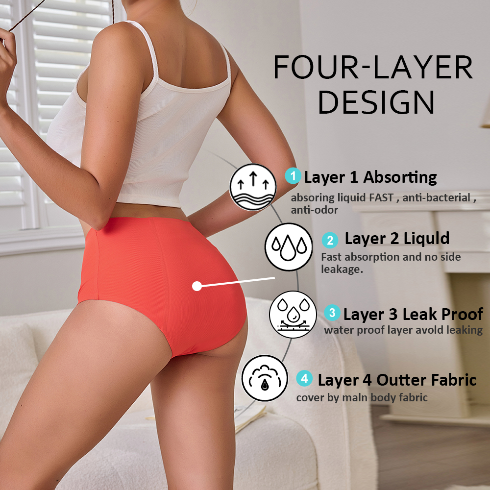 Hot Sale Mid-Rise Seamless Men - مراجعة Period Panty Absorbent وسعره