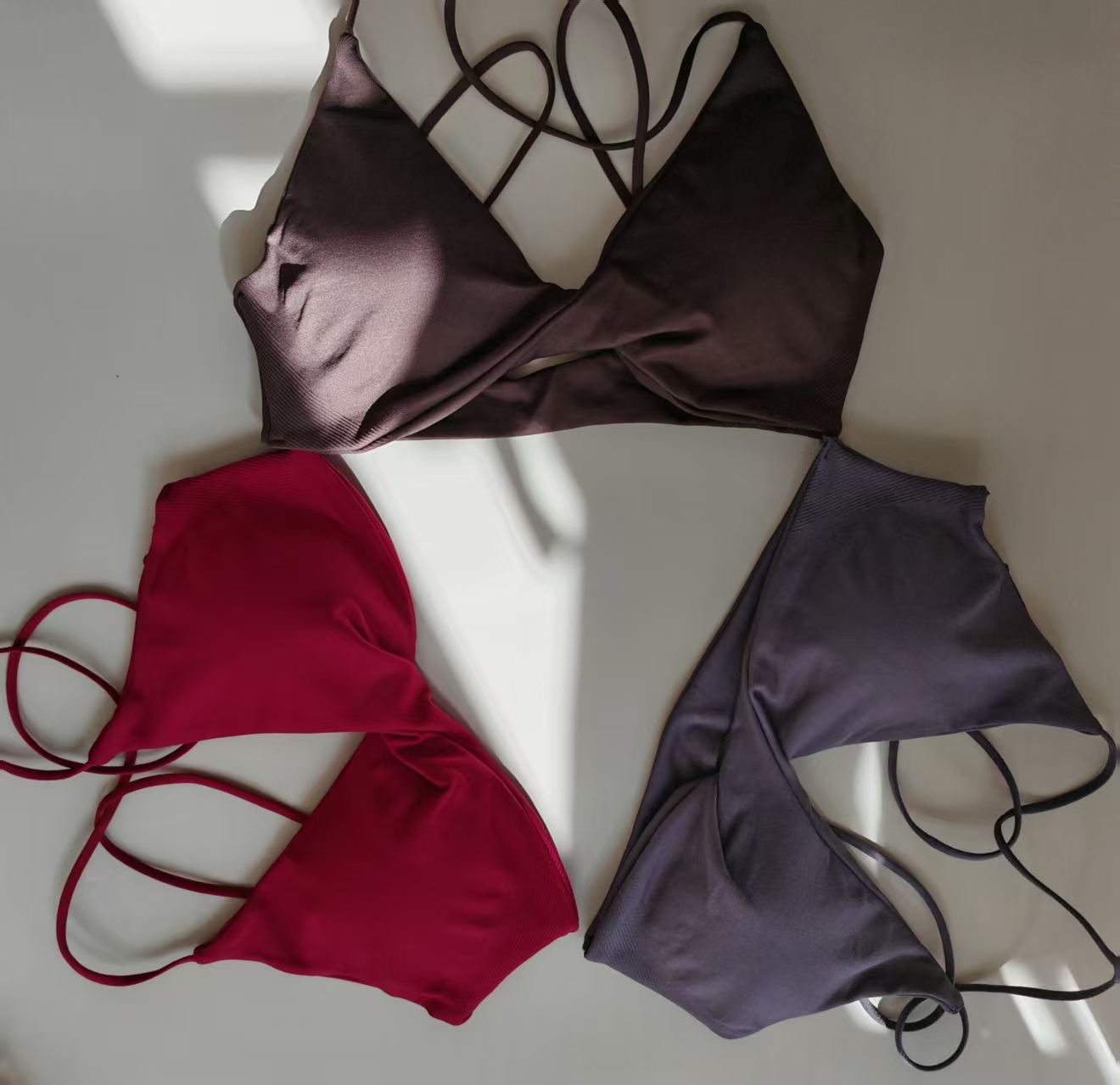 Women Cross Back Yoga Sports B - مراجعة Seamless Underwear Women وسعره