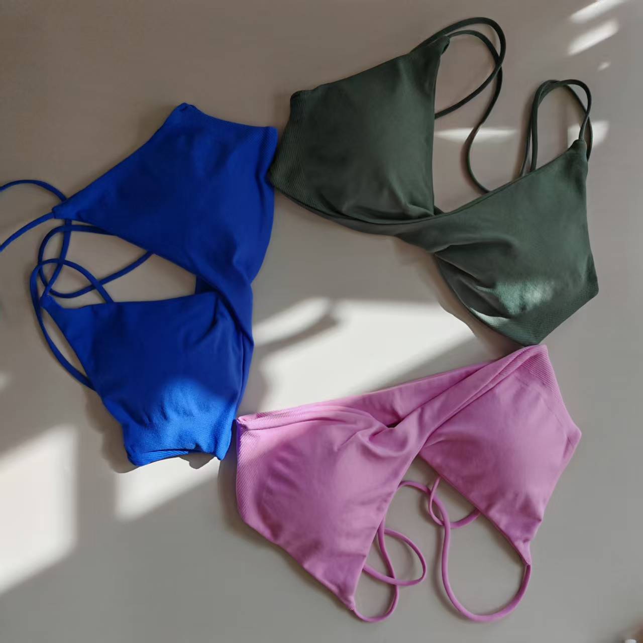 Women Cross Back Yoga Sports B - مراجعة Seamless Underwear Women وسعره