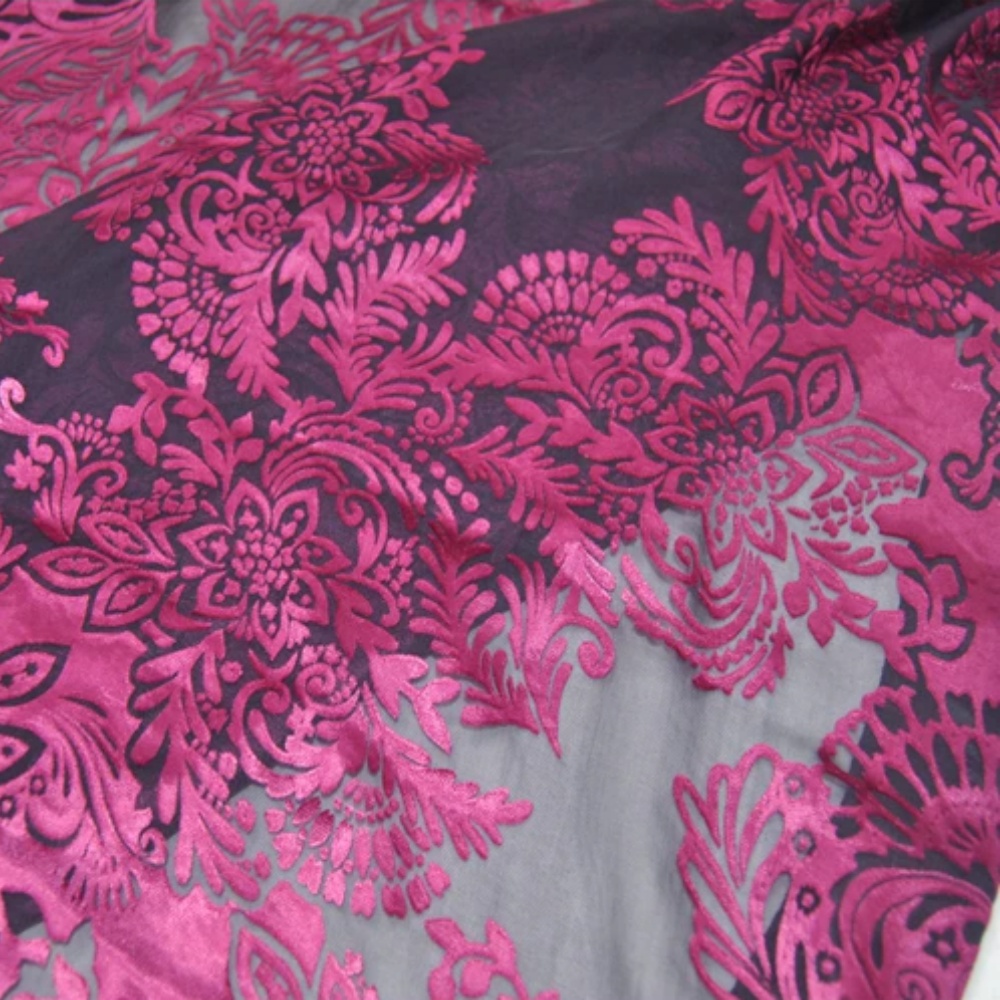 Fashion Large Pink Flower Desi - مراجعة Robe Silk Women وسعره