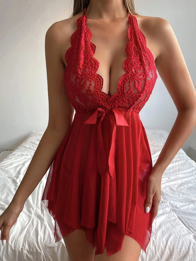 Sexy Lingerie For Woman Transp - مراجعة Lace Teddy Lingerie وسعره