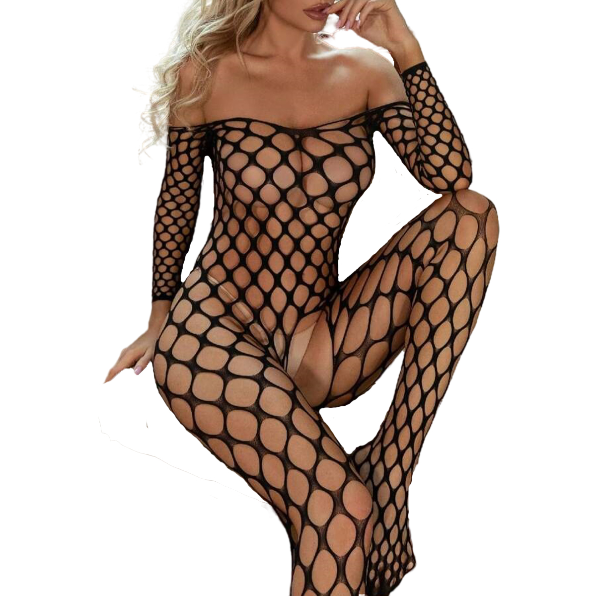 Sexy Lingerie Women Hollow Bod - مراجعة Bodystocking Fishnet وسعره