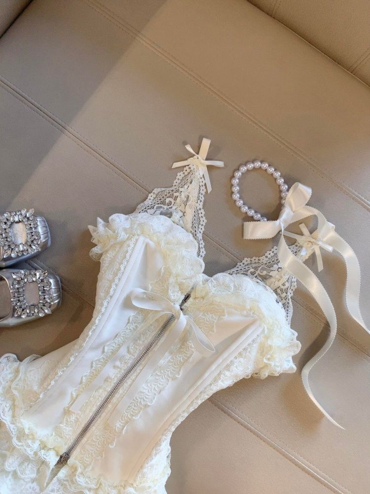 Cute Desire Lace Bustier Top H - مراجعة Cami Top Lace وسعره