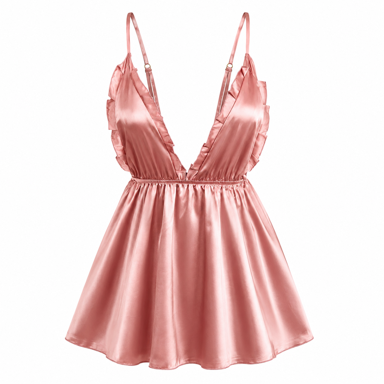 Satin Babydoll Nightgown for W - مراجعة Babydoll Chemise Night وسعره