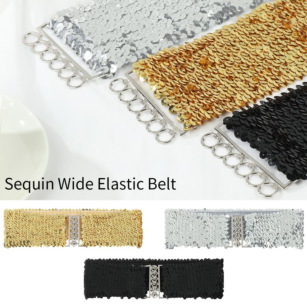 Fashion Cinch Stretch Sequin W - مراجعة Corset Waist Cinch وسعره