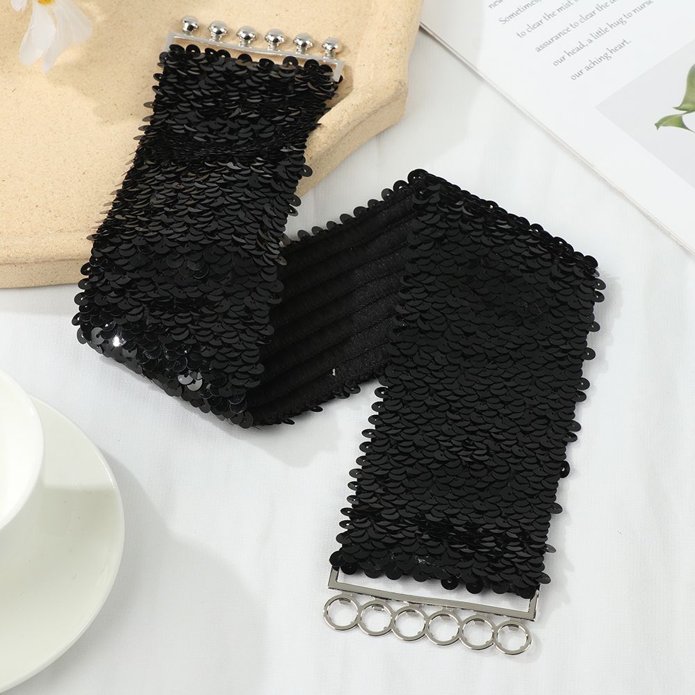 Fashion Cinch Stretch Sequin W - مراجعة Corset Waist Cinch وسعره