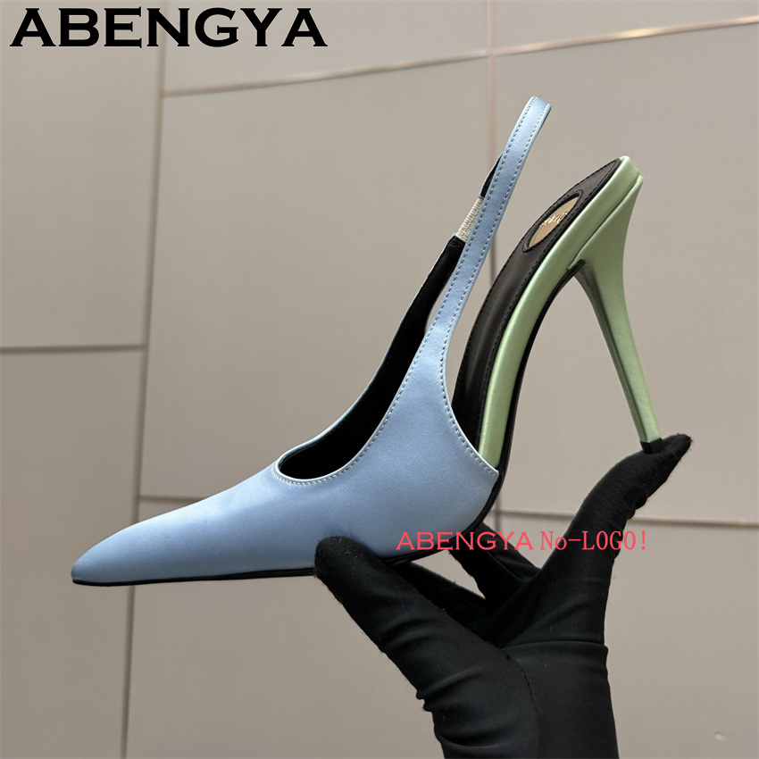 Multi-color Satin Pointy Toe T - مراجعة Slip Dress Satin وسعره