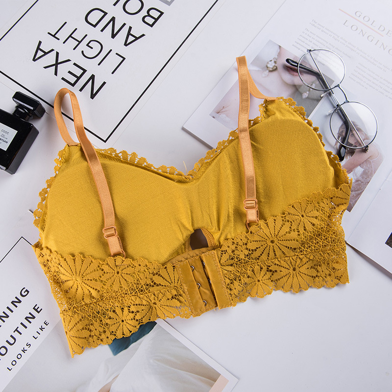 3D Sexy girl lace Lingerie Sea - مراجعة Strapless Bra Backless وسعره