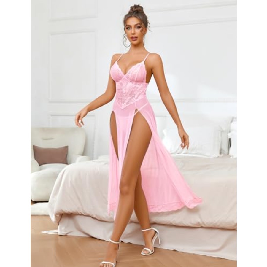 Avidlove Women Lingerie Dress  - مراجعة Babydoll Chemise Night وسعره