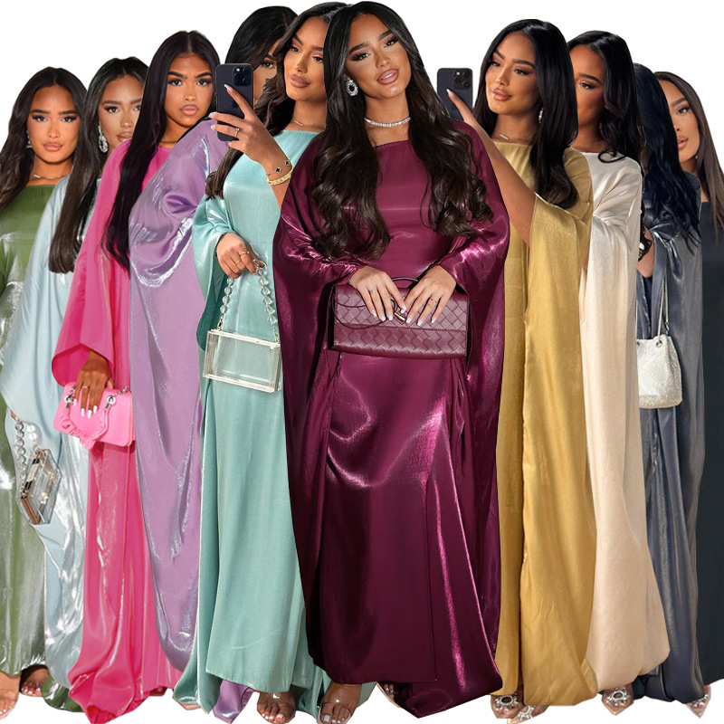 One Size New Summer Middle Eas - مراجعة Robe Silk Women وسعره
