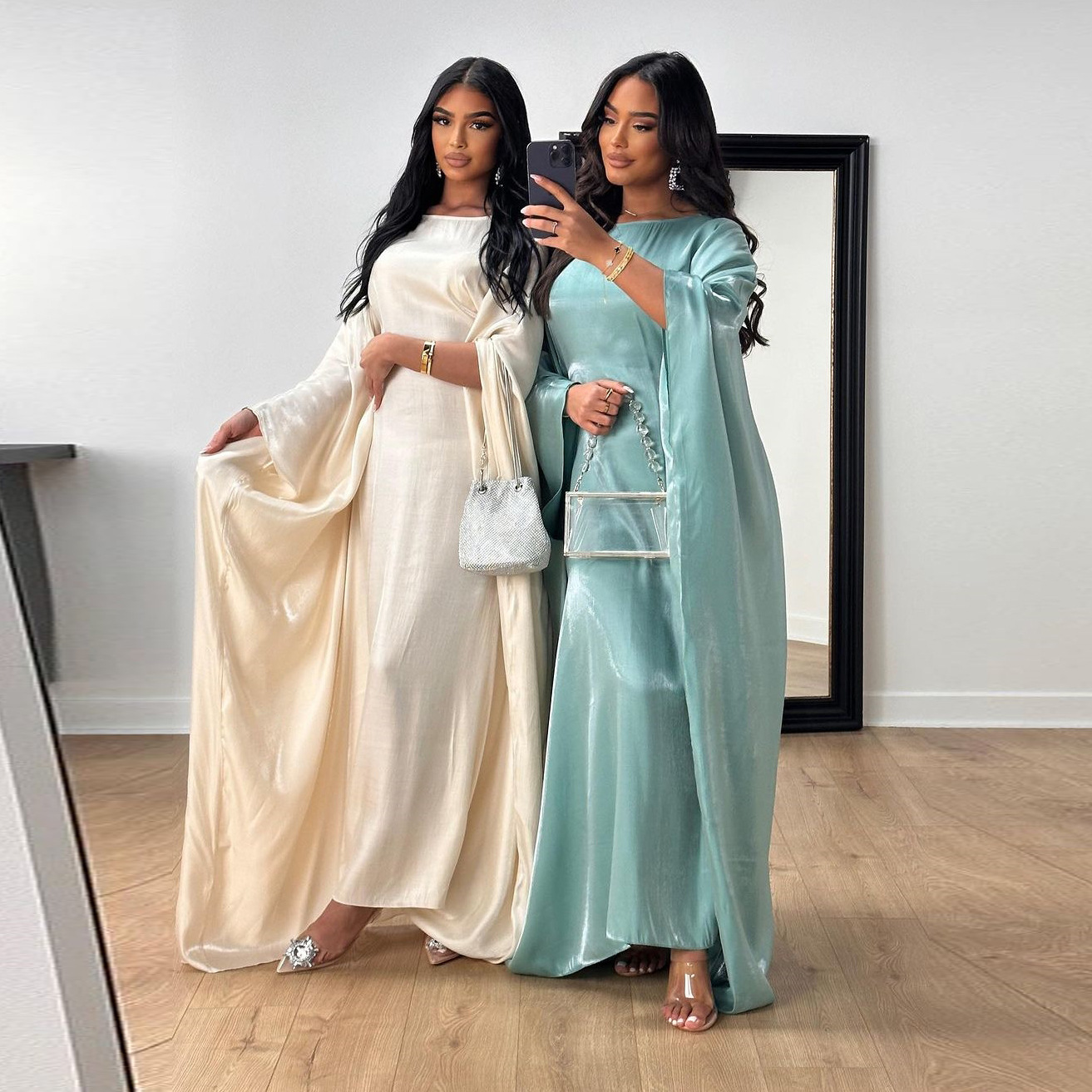 One Size New Summer Middle Eas - مراجعة Robe Silk Women وسعره