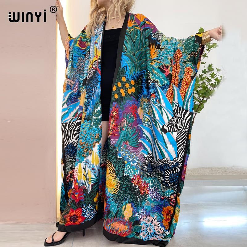 WINYI Africa Middle East kimon - مراجعة Robe Silk Women وسعره