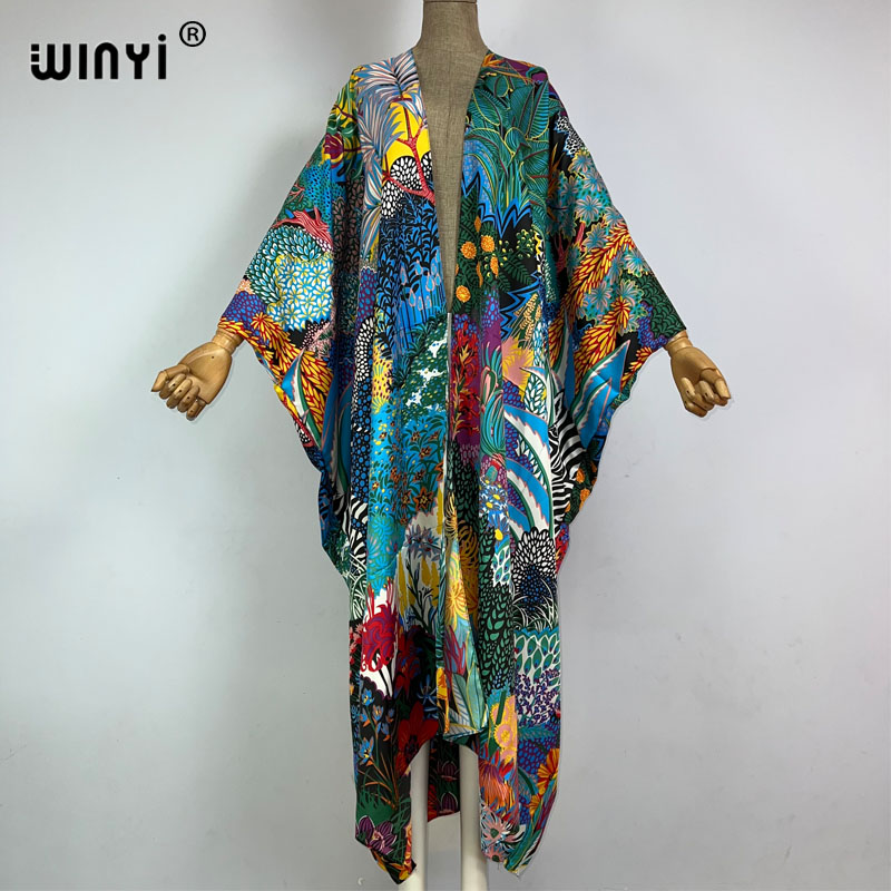 WINYI Africa Middle East kimon - مراجعة Robe Silk Women وسعره
