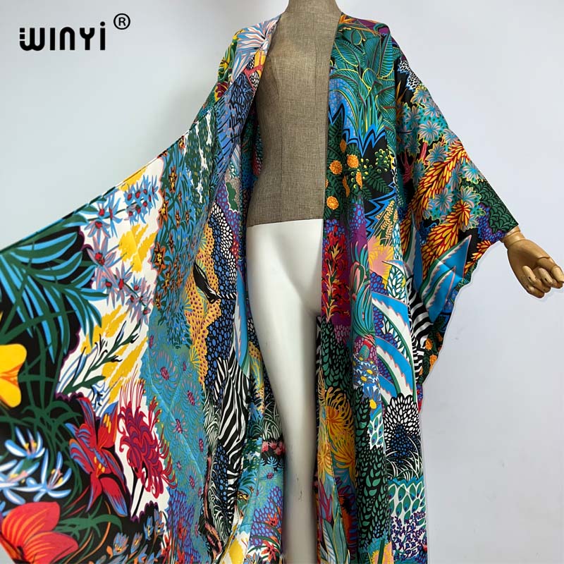 WINYI Africa Middle East kimon - مراجعة Robe Silk Women وسعره