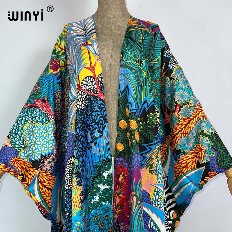 WINYI Africa Middle East kimon - مراجعة Robe Silk Women وسعره