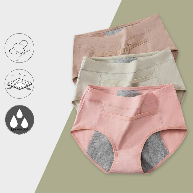 Cotton Menstrual Panties Leak  - مراجعة Seamless Underwear Women وسعره