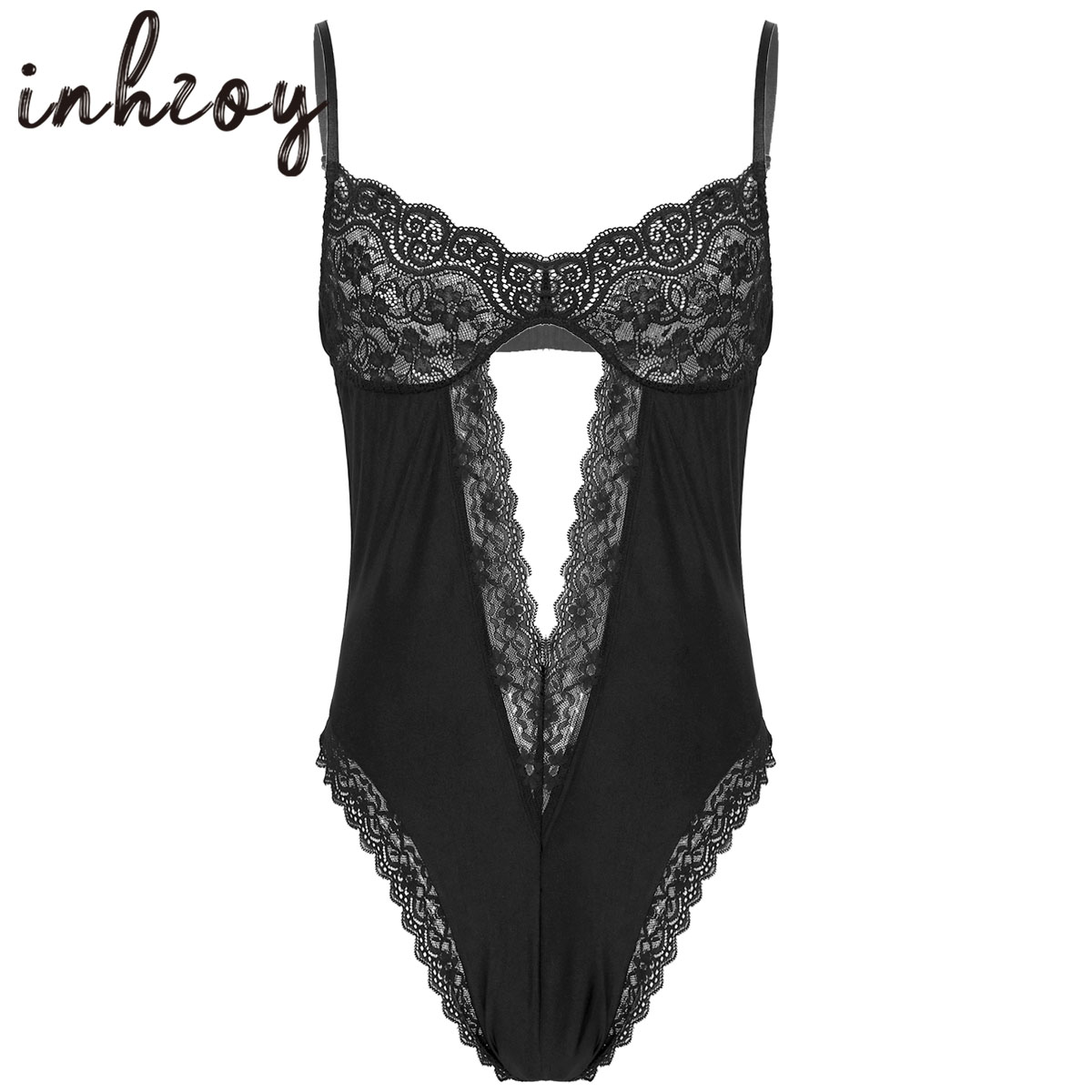 Men Sexy Bodysuit Lingerie Gay - مراجعة Lace Teddy Lingerie وسعره
