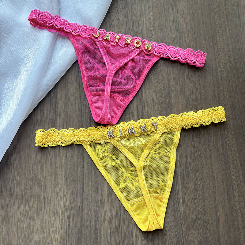Custom Thong Panties Name Crys - مراجعة Thong Bikini Women وسعره