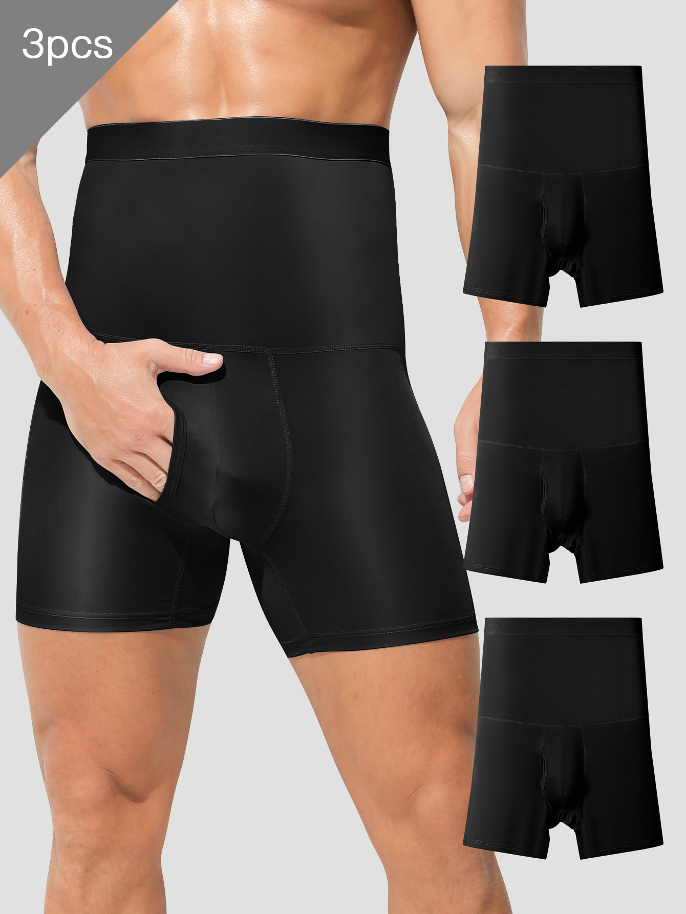 3PCS Men's sports underwear: h - مراجعة Corset Waist Cinch وسعره