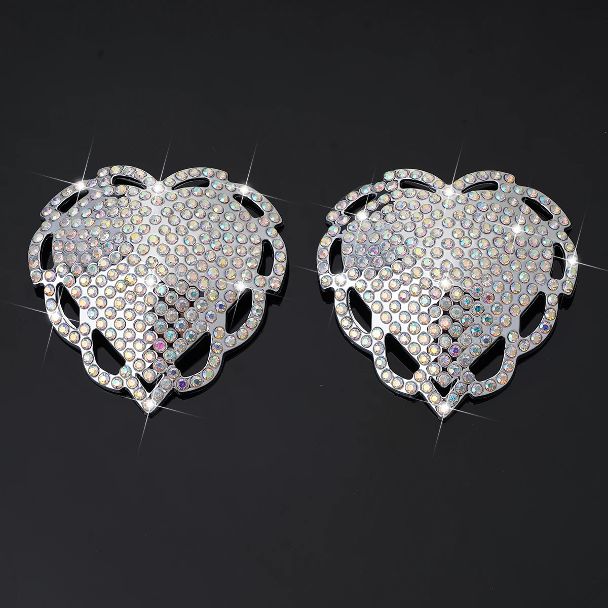 Sexy 1pair Love Heart Nipple C - مراجعة Nipple Cover Pasties وسعره