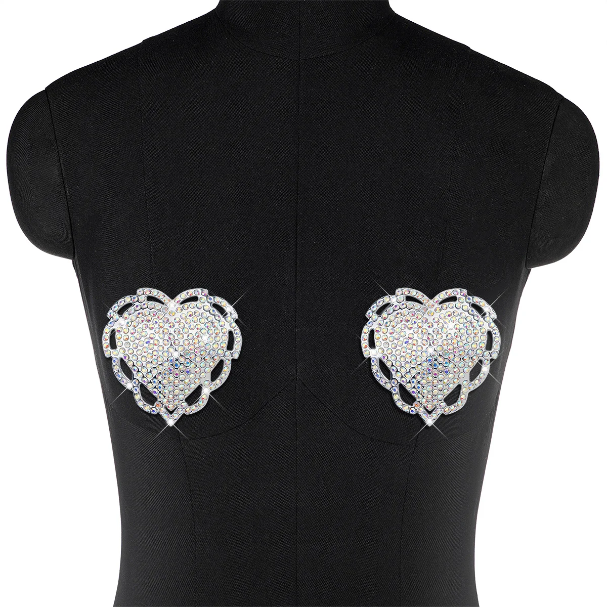 Sexy 1pair Love Heart Nipple C - مراجعة Nipple Cover Pasties وسعره