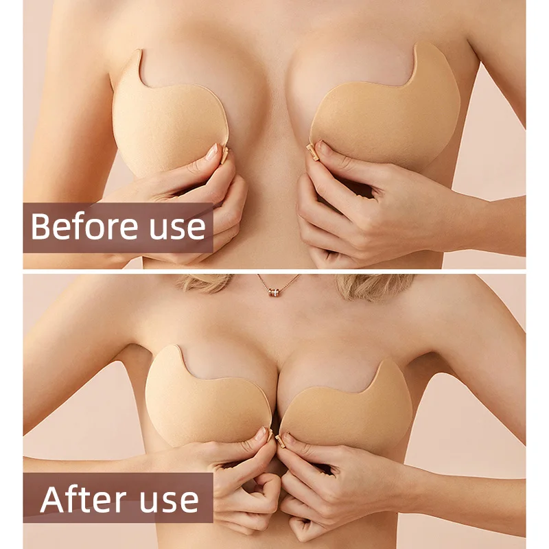Sexy Women's bra Invisible Pus - مراجعة Silicone Bra Adhesive وسعره