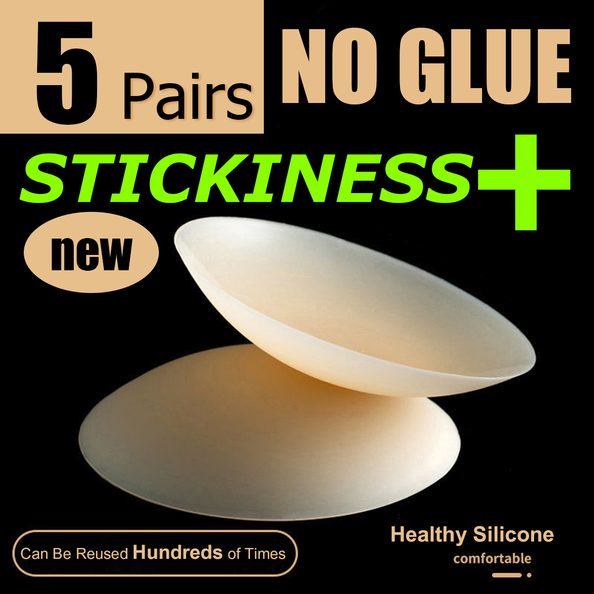 5 Pairs More Sticky 10cm No Tr - مراجعة Nipple Cover Pasties وسعره