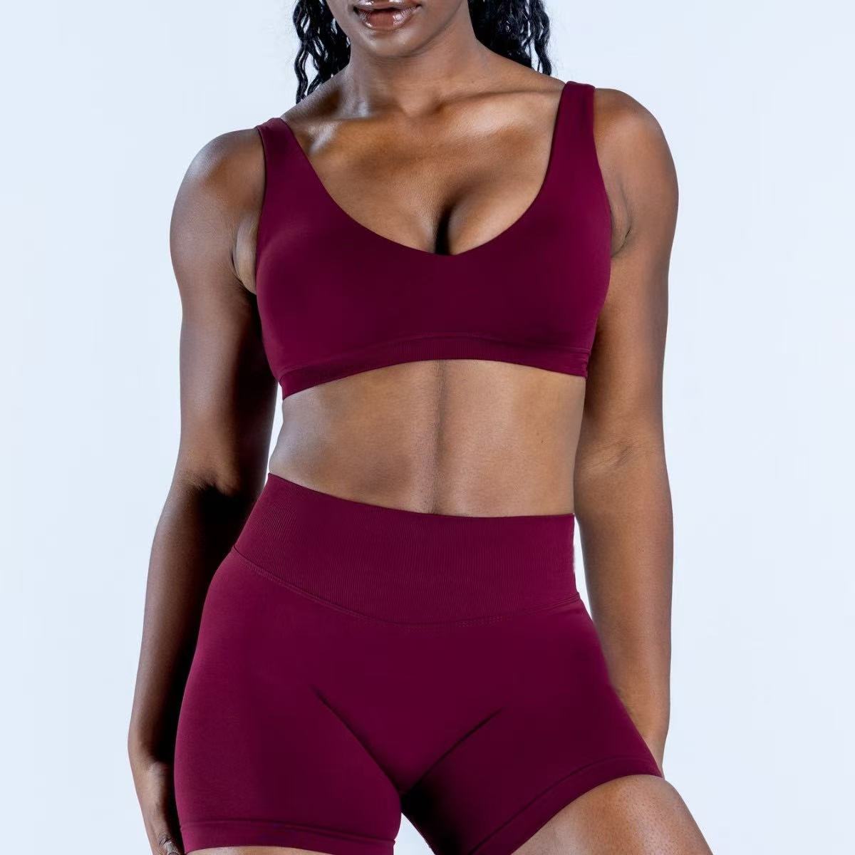 Scoop Back Bra Shockproof Trai - مراجعة Sports Bra High Impact وسعره