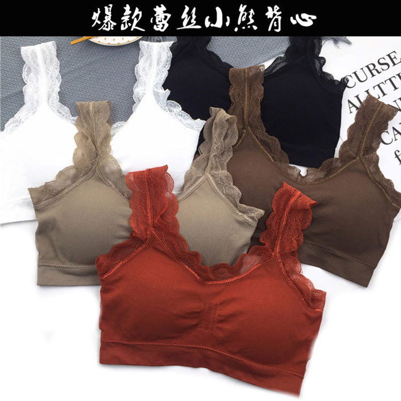 3D Sexy lace Lingerie Seamless - مراجعة Strapless Bra Backless وسعره