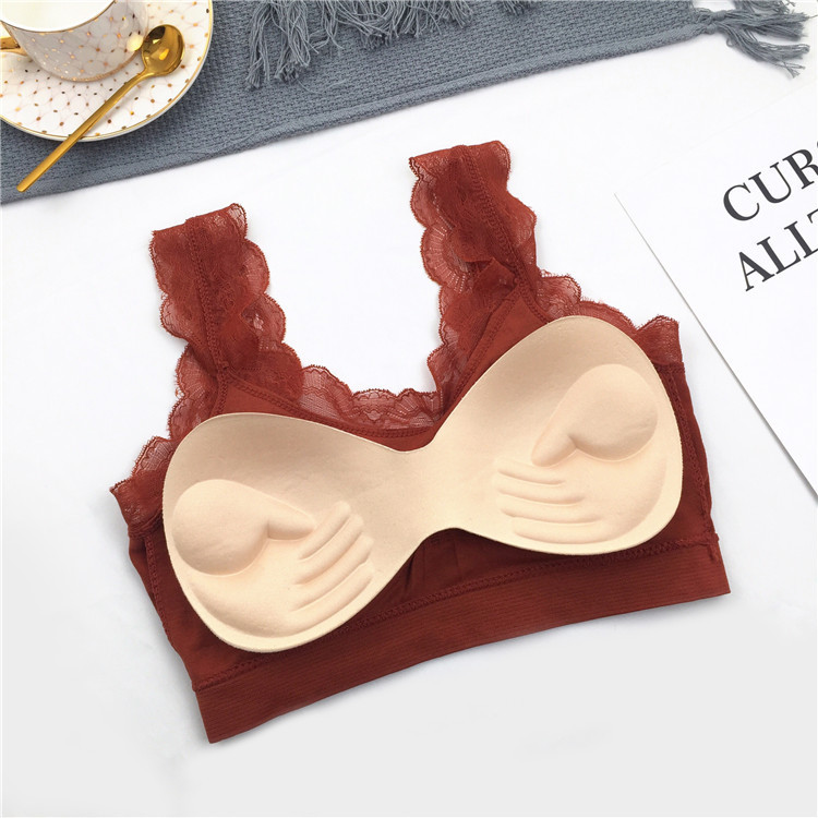 3D Sexy lace Lingerie Seamless - مراجعة Strapless Bra Backless وسعره