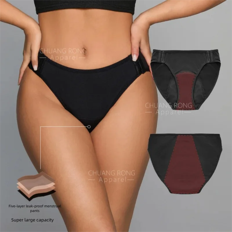 Plus Size Women's Easy-On Snap - مراجعة Period Panty Absorbent وسعره