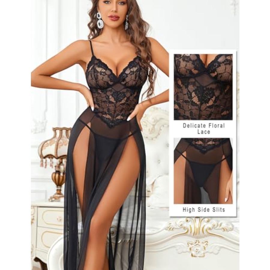 Avidlove Women Lingerie Dress  - مراجعة Babydoll Chemise Night وسعره