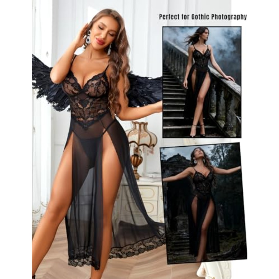 Avidlove Women Lingerie Dress  - مراجعة Babydoll Chemise Night وسعره