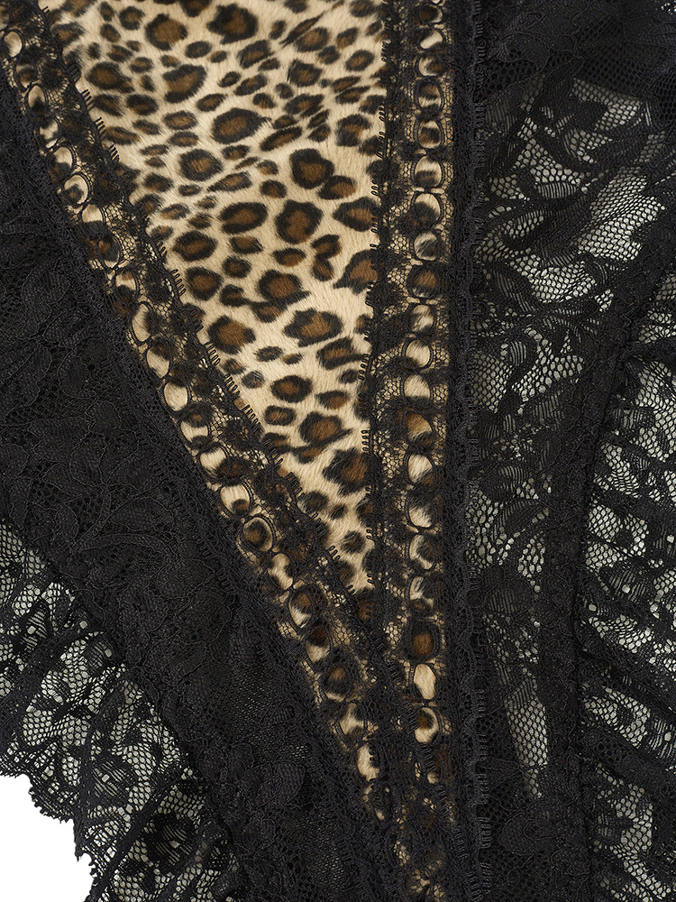 Sexy Lace Leopard Pattern Body - مراجعة Shapewear Bodysuit Firm وسعره