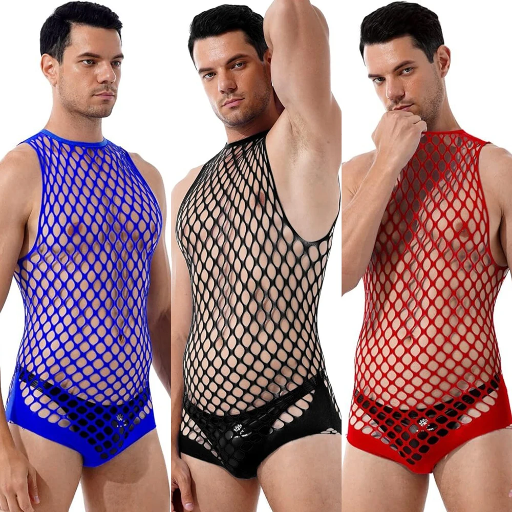Gay Bodystocking Man Fetish Bo - مراجعة Bodystocking Fishnet وسعره