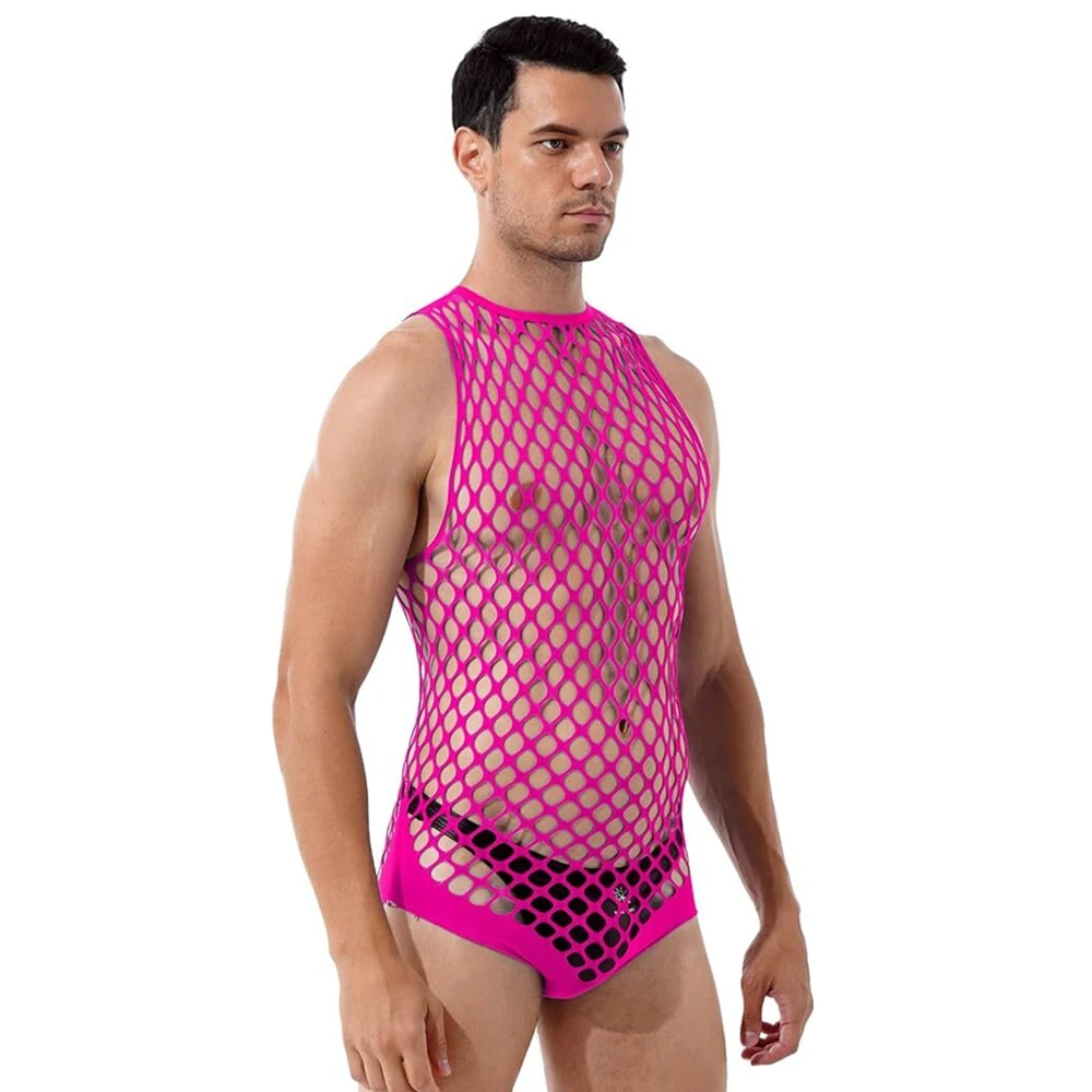 Gay Bodystocking Man Fetish Bo - مراجعة Bodystocking Fishnet وسعره