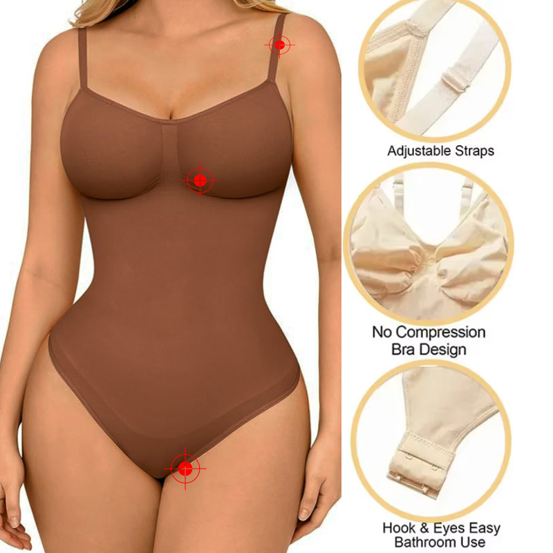 GUUDIA Spandex Bodysuit Thong  - مراجعة Shapewear Bodysuit Firm وسعره