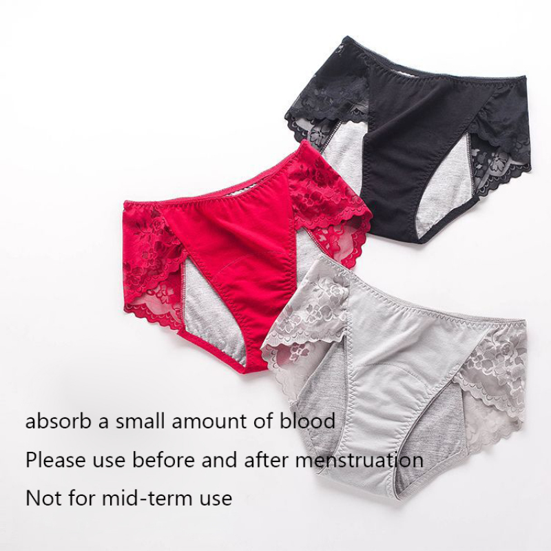3XL Large Size Sexy Lace Absor - مراجعة Period Panty Absorbent وسعره