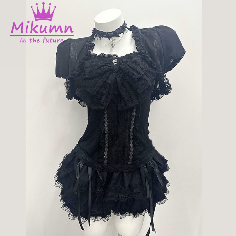 Mikumn Gothic Lolita Black Lac - مراجعة Cami Top Lace وسعره