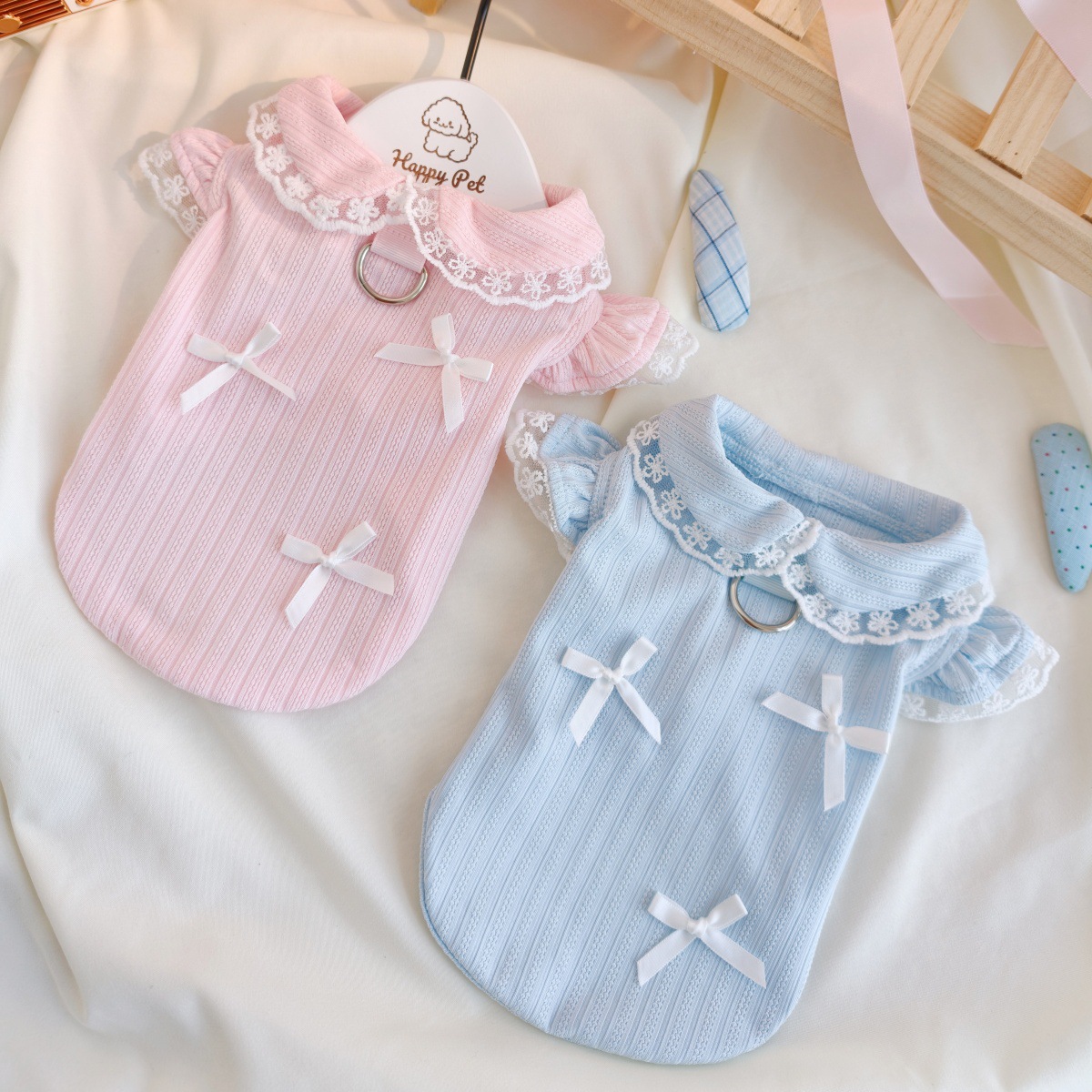 Pet Spring Lace Bow Vest Can P - مراجعة Lace Teddy Lingerie وسعره