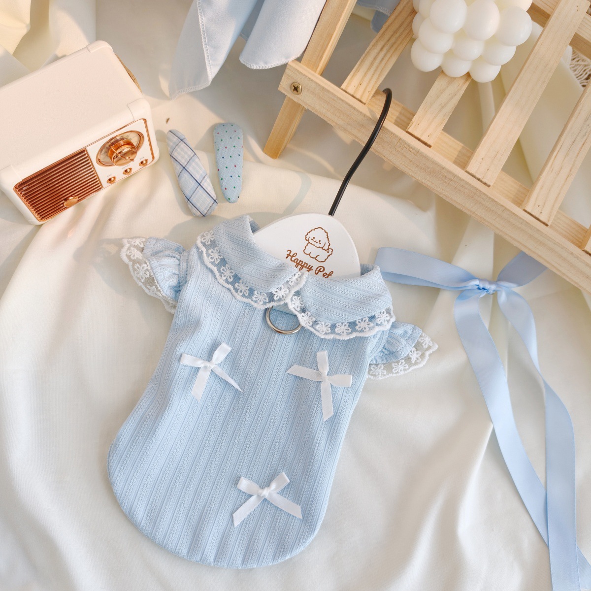 Pet Spring Lace Bow Vest Can P - مراجعة Lace Teddy Lingerie وسعره