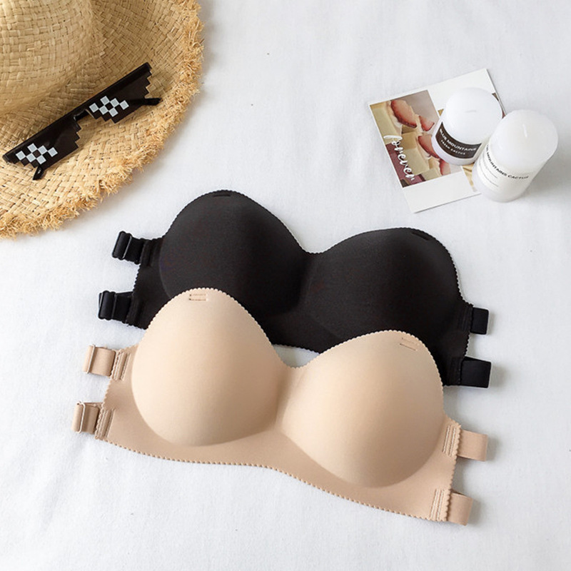 Sexy Backless Invisible Bra Pu - مراجعة Strapless Bra Backless وسعره