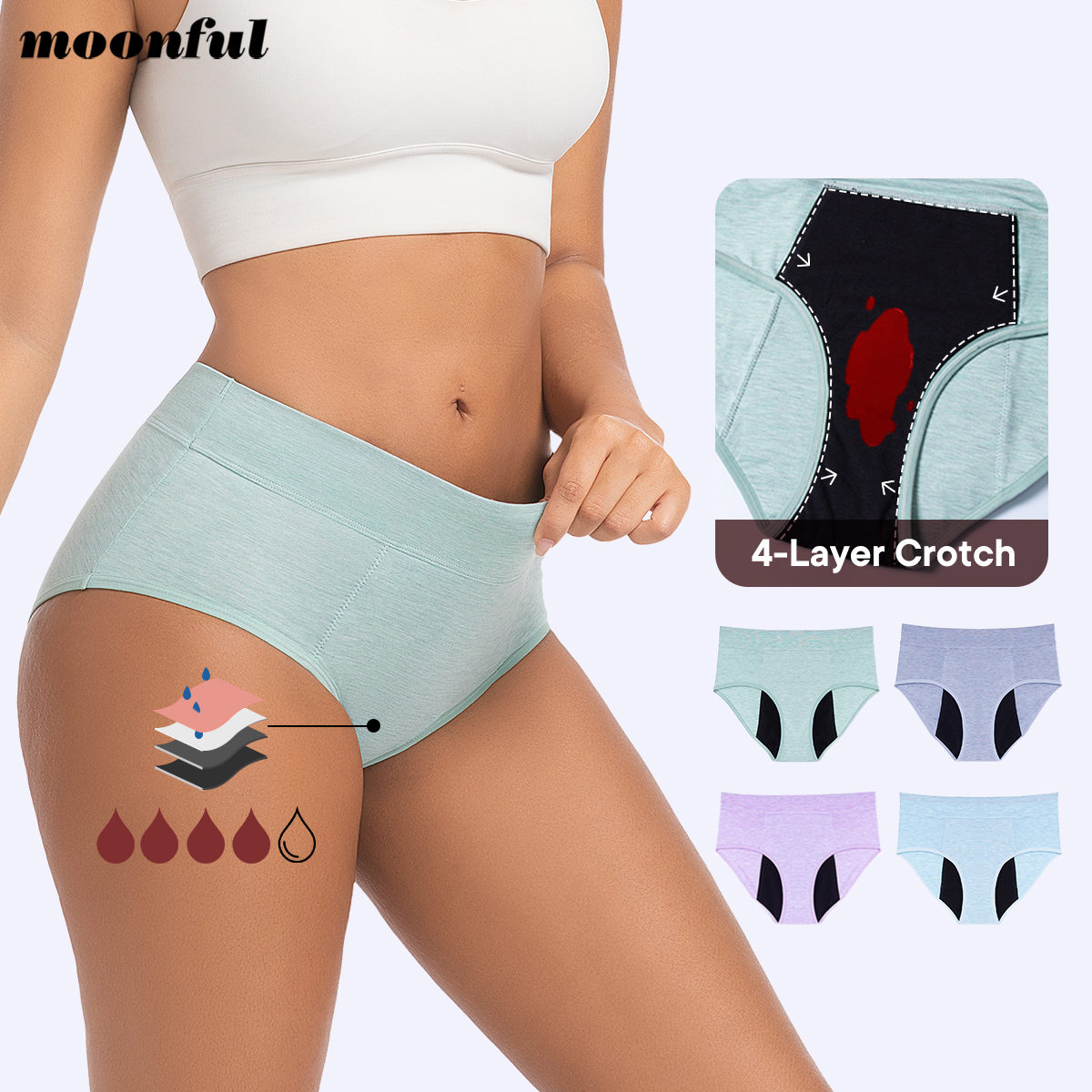 Menstrual Panties Woman Super  - مراجعة Period Panty Absorbent وسعره
