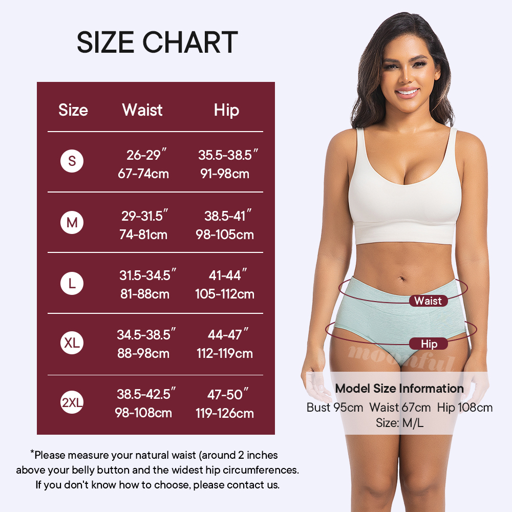 Menstrual Panties Woman Super  - مراجعة Period Panty Absorbent وسعره