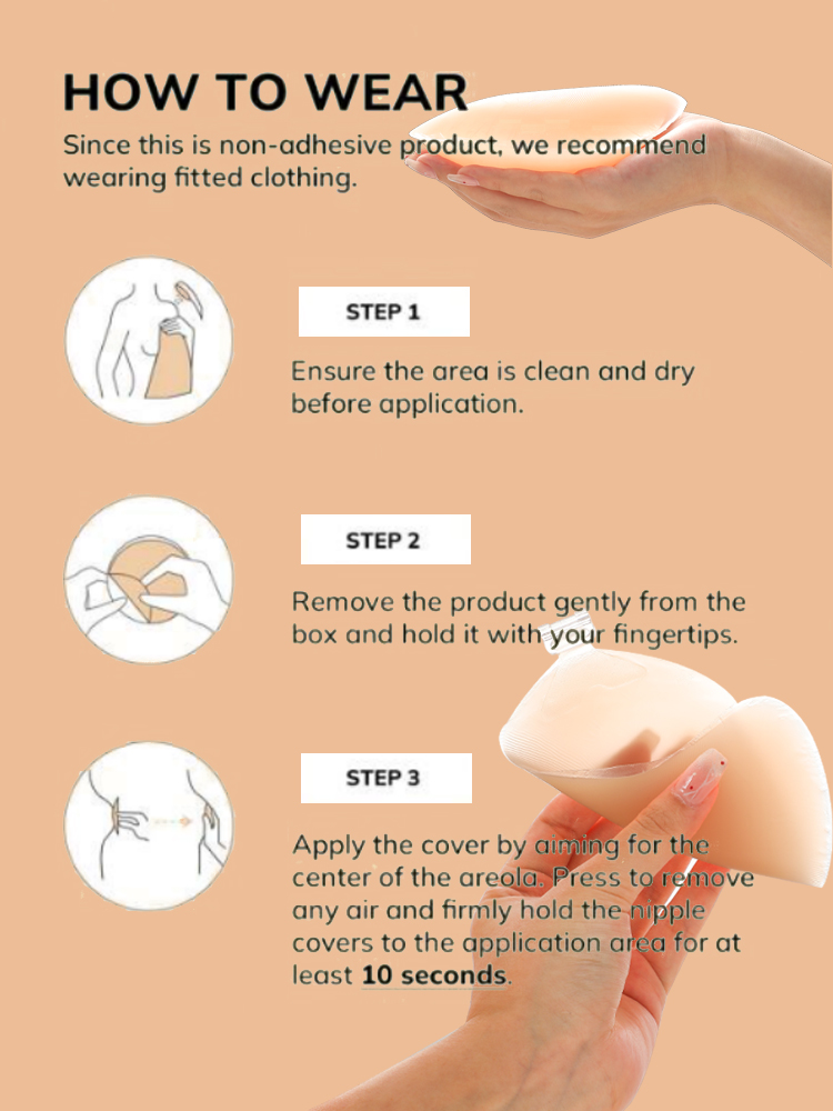 Women's Reusable Invisible Sil - مراجعة Nipple Cover Pasties وسعره