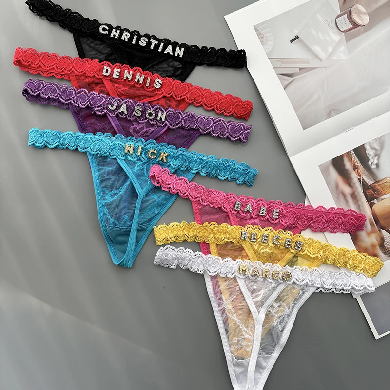 Personality Custom Thong Name  - مراجعة Thong Bikini Women وسعره