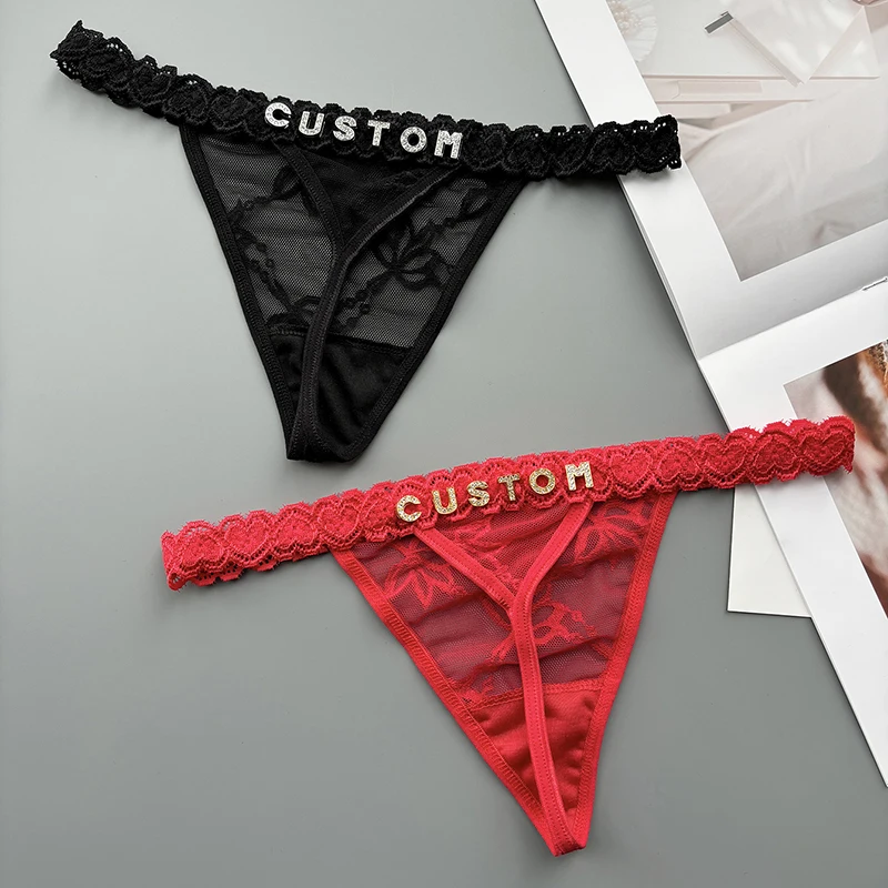 Personality Custom Thong Name  - مراجعة Thong Bikini Women وسعره
