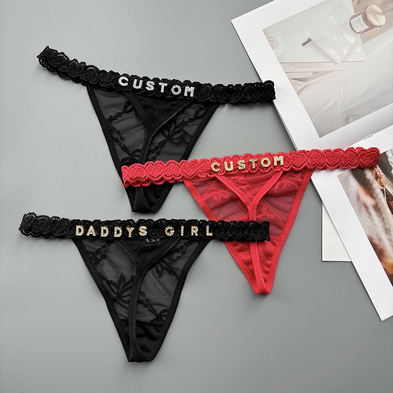 Personality Custom Thong Name  - مراجعة Thong Bikini Women وسعره